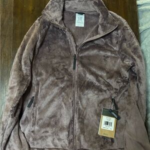 New With Tags The North Face Taupe Fleece Jacket